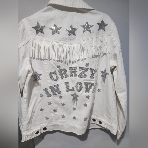 White show me your mumu jean jacket - Picture 2 of 3